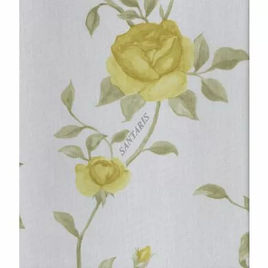 Рулонная тканевая штора Крымская роза. Желтая
